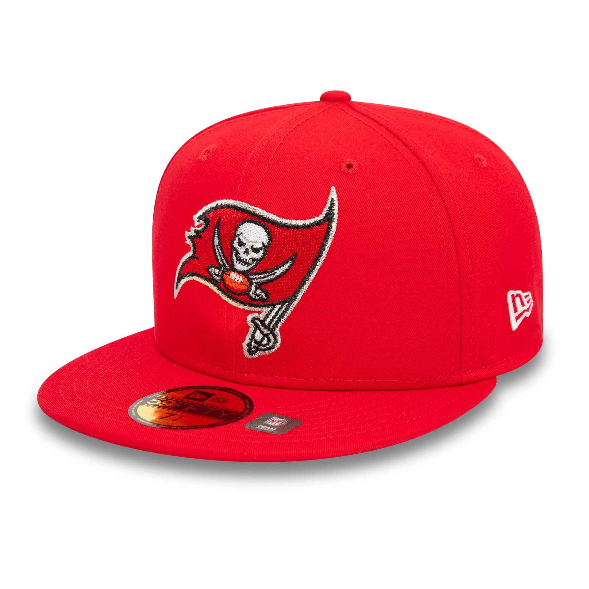 This is a Tampa Bay Buccaneers NFL Official Team Colours Red 59FIFTY Fitted Cap 1