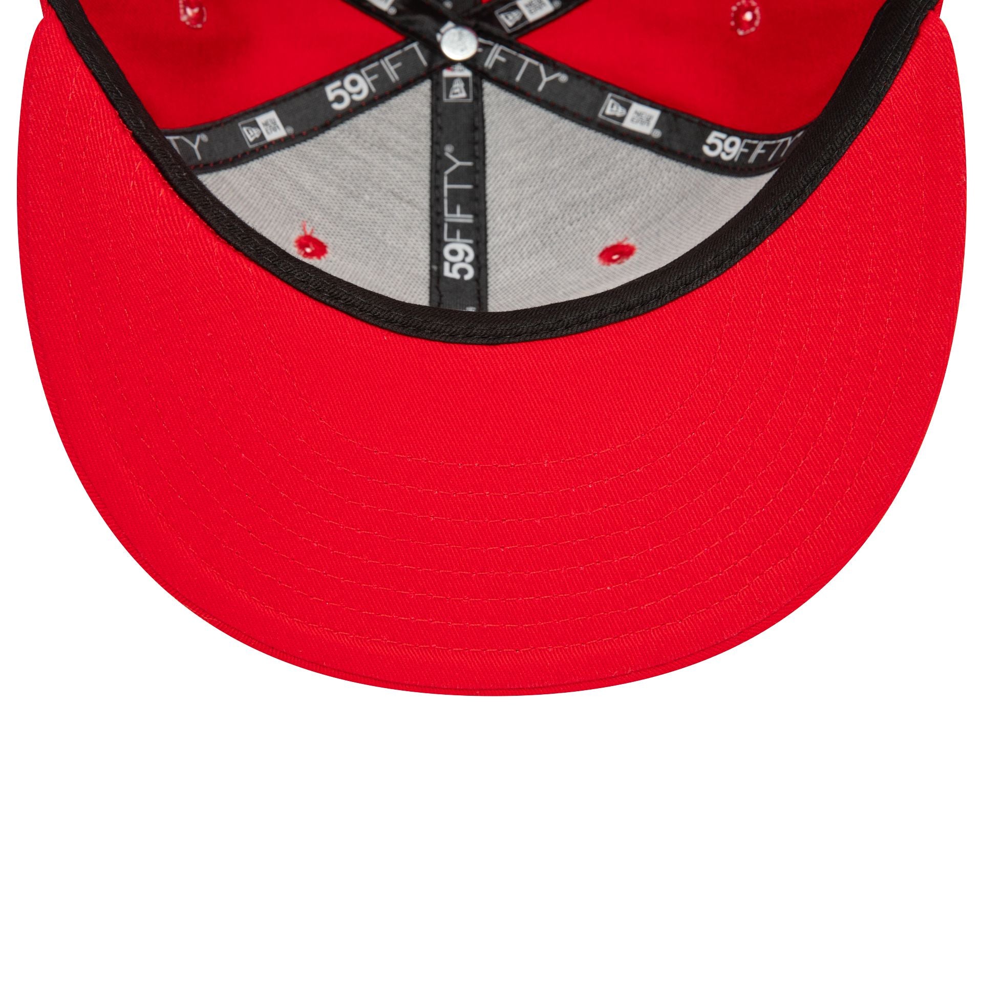 This is a San Francisco 49ers NFL Official Team Colours Red 59FIFTY Fitted Cap 3