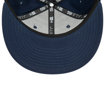 This is a Seattle Seahawks NFL Official Team Colours Dark Blue 59FIFTY Fitted Cap 3