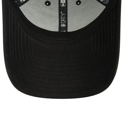 This is a Las Vegas Raiders Flower Icon Black 9FORTY Adjustable Cap 5