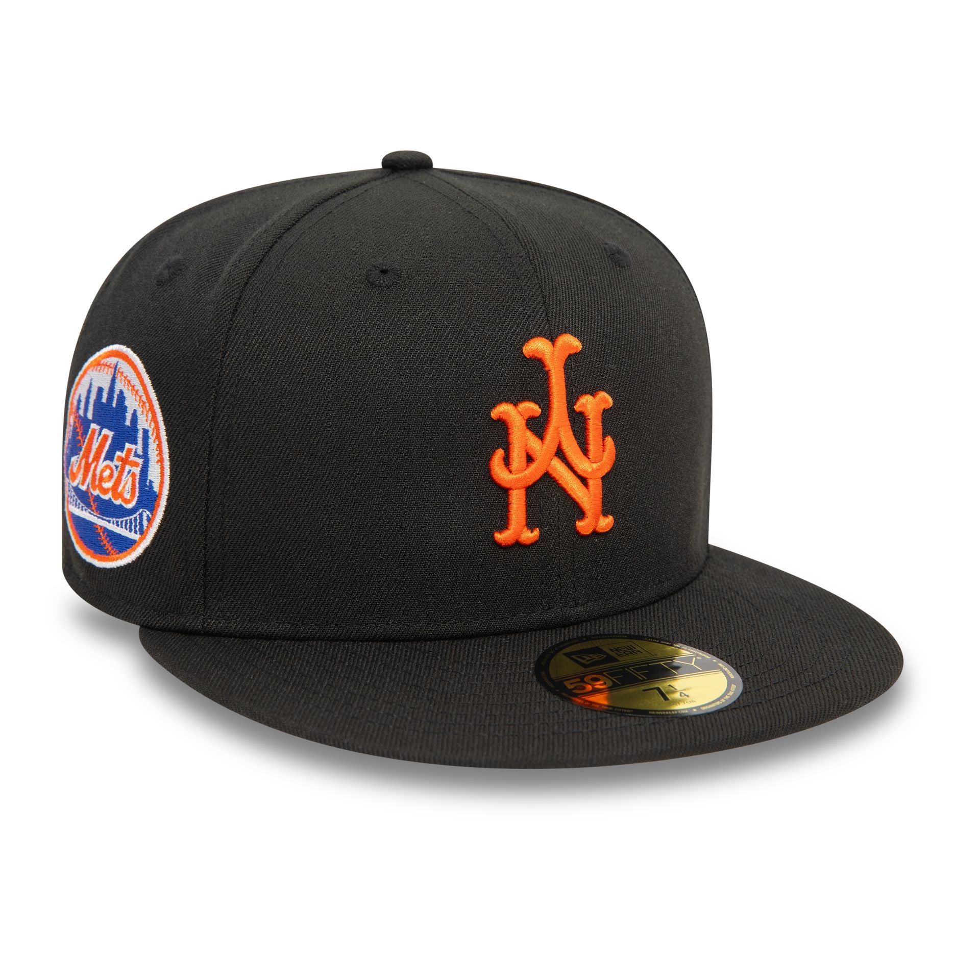 This is a New York Mets Upside Down Black 59FIFTY Fitted Cap 3