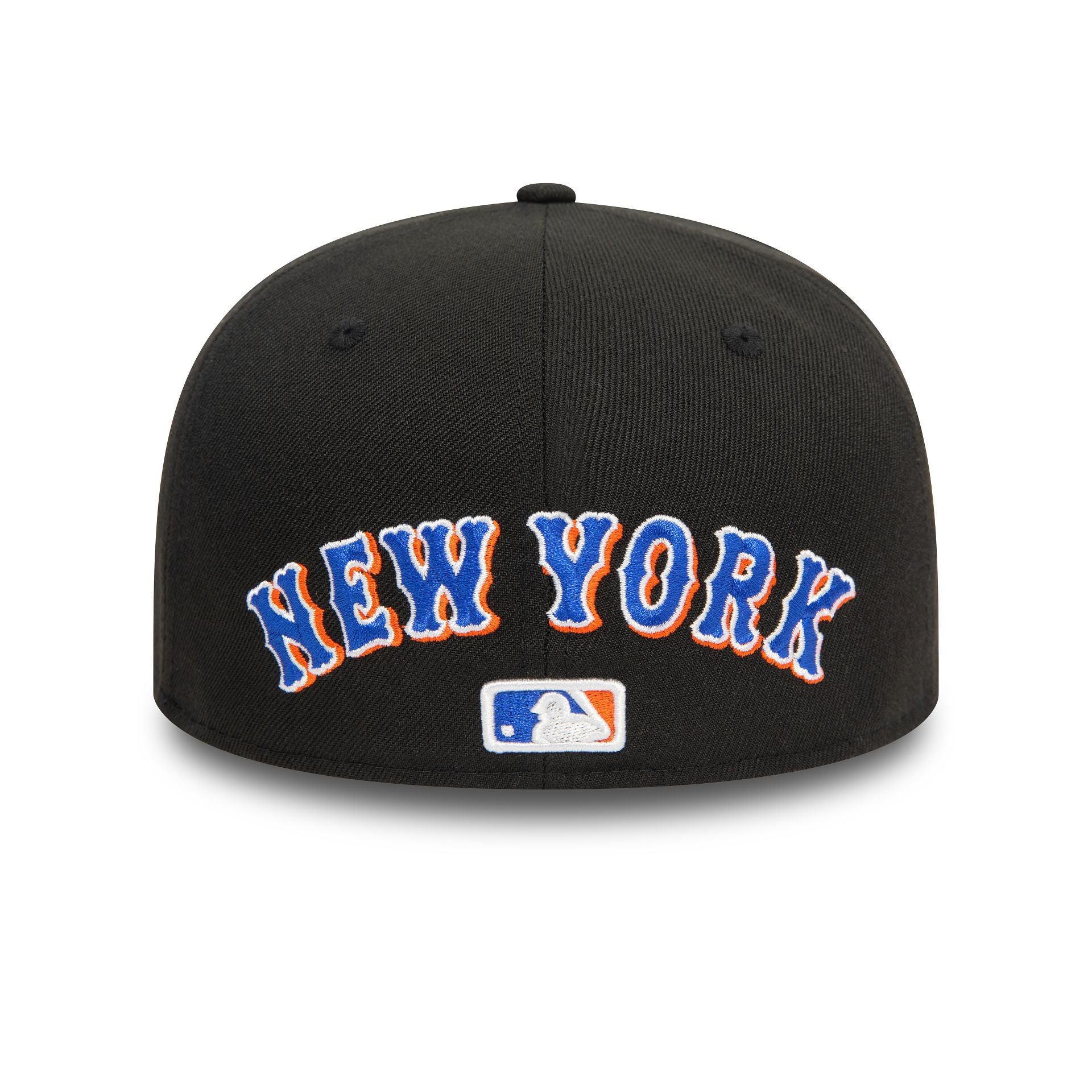 This is a New York Mets Upside Down Black 59FIFTY Fitted Cap 4