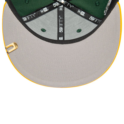 This is a Green Bay Packers NFL Pin Pack Dark Green 59FIFTY Fitted Cap 5