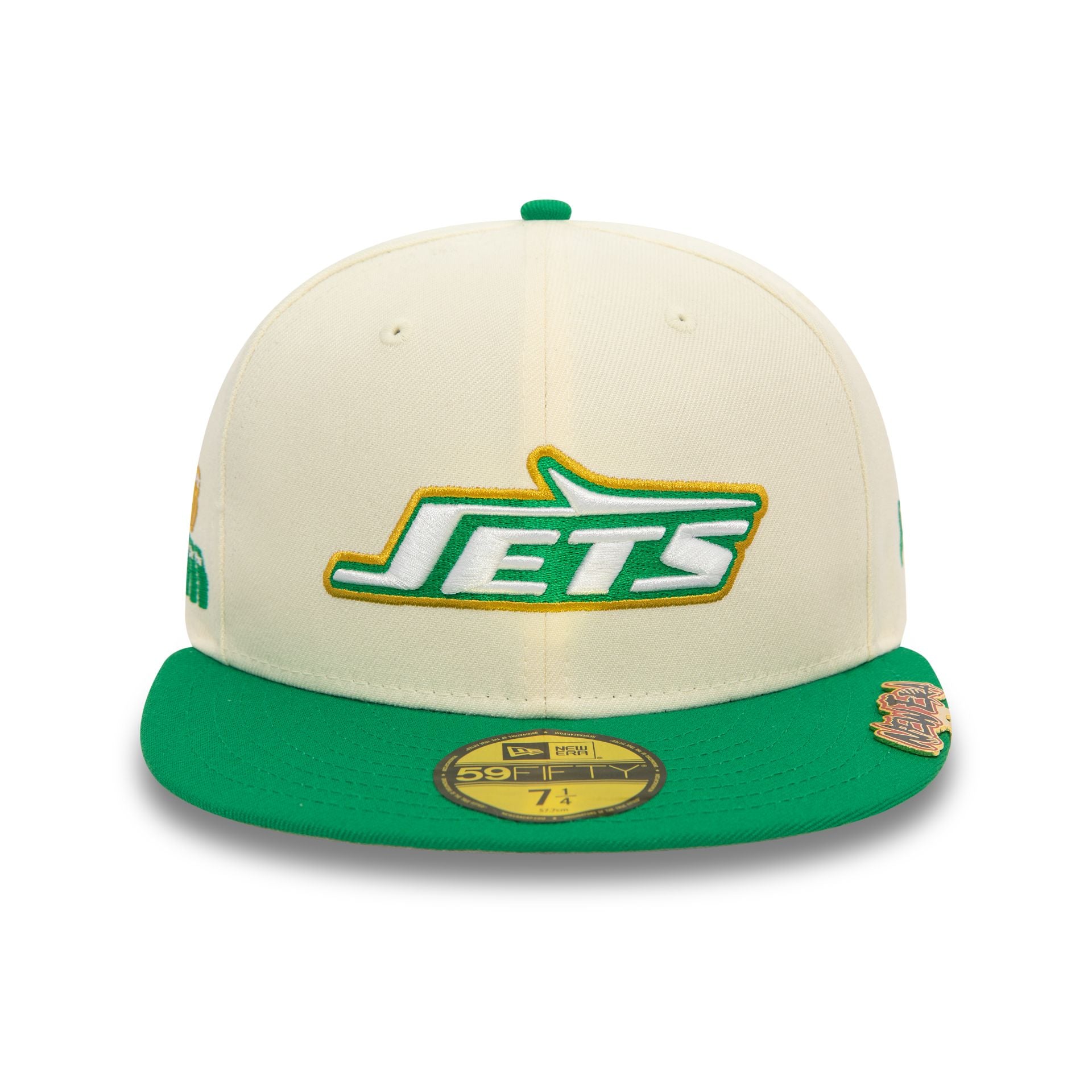 This is a New York Jets NFL Pin Pack White 59FIFTY Fitted Cap 3