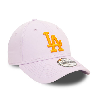 This is a LA Dodgers Youth League Essential Pastel Purple 9FORTY Adjustable Cap 1