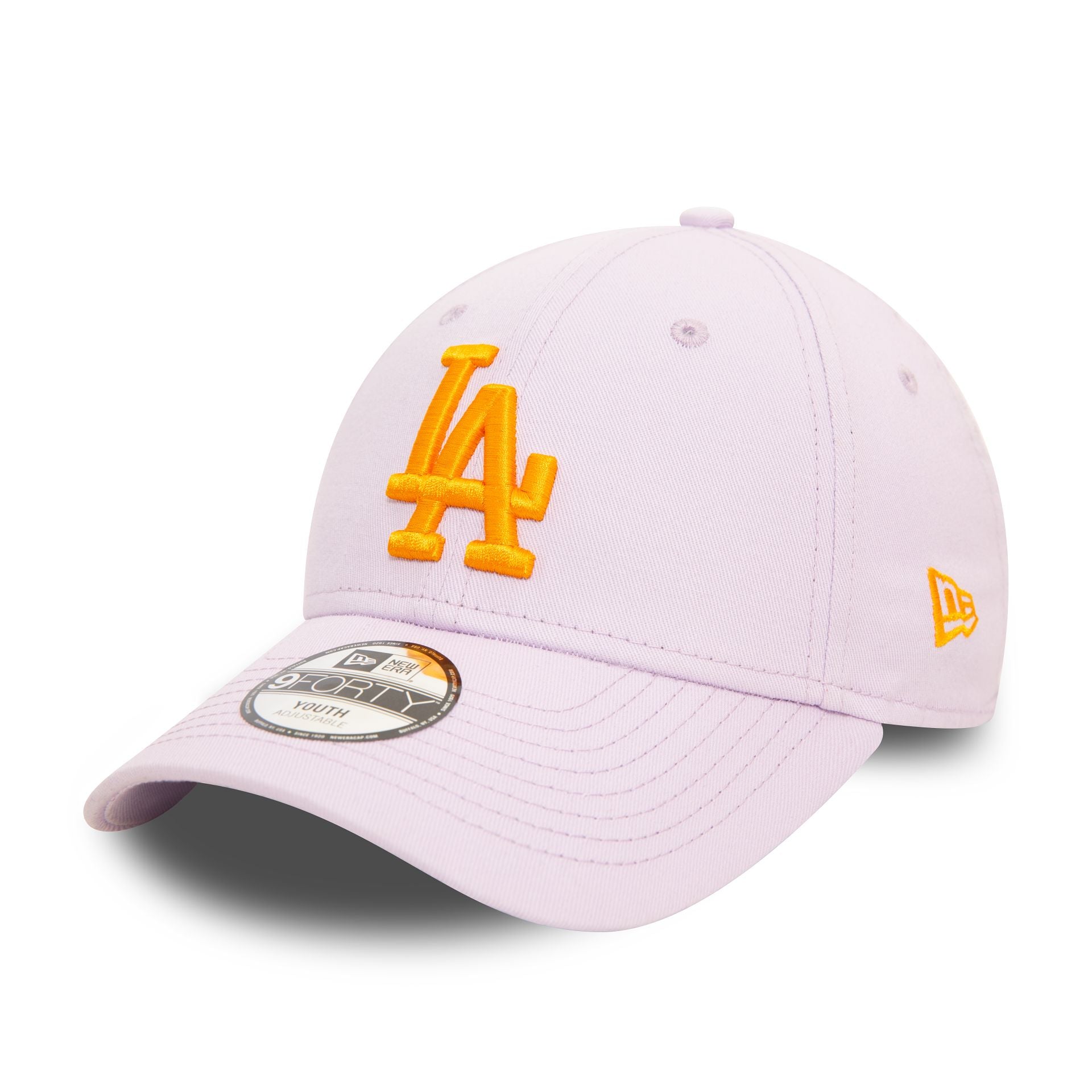 This is a LA Dodgers Youth League Essential Pastel Purple 9FORTY Adjustable Cap 4