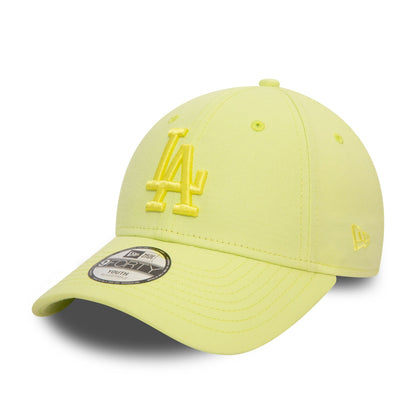 This is a LA Dodgers Youth League Essential Pastel Green 9FORTY Adjustable Cap 1