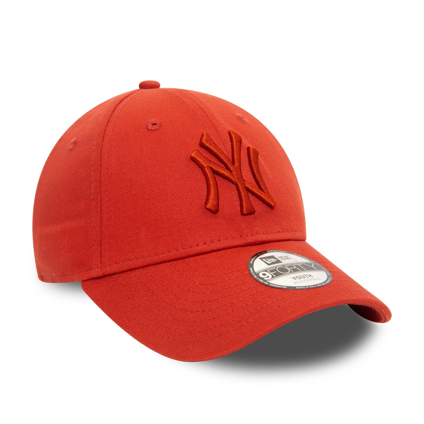 This is a New York Yankees Youth League Essential Red 9FORTY Adjustable Cap 1