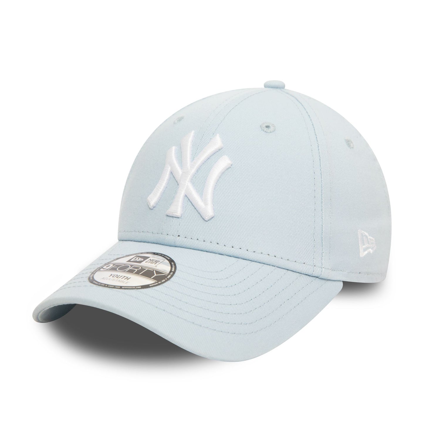 This is a New York Yankees Youth League Essential Pastel Blue 9FORTY Adjustable Cap 4