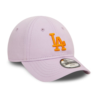 This is a LA Dodgers Infant League Essential Pastel Purple 9FORTY Adjustable Cap 3