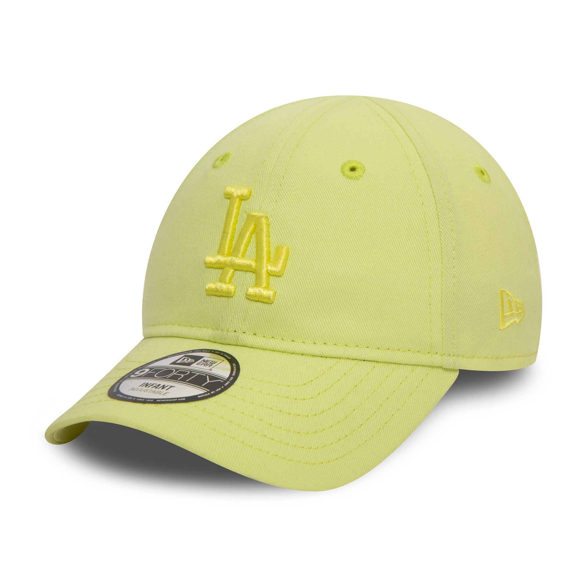 This is a LA Dodgers Infant League Essential Pastel Green 9FORTY Adjustable Cap 1