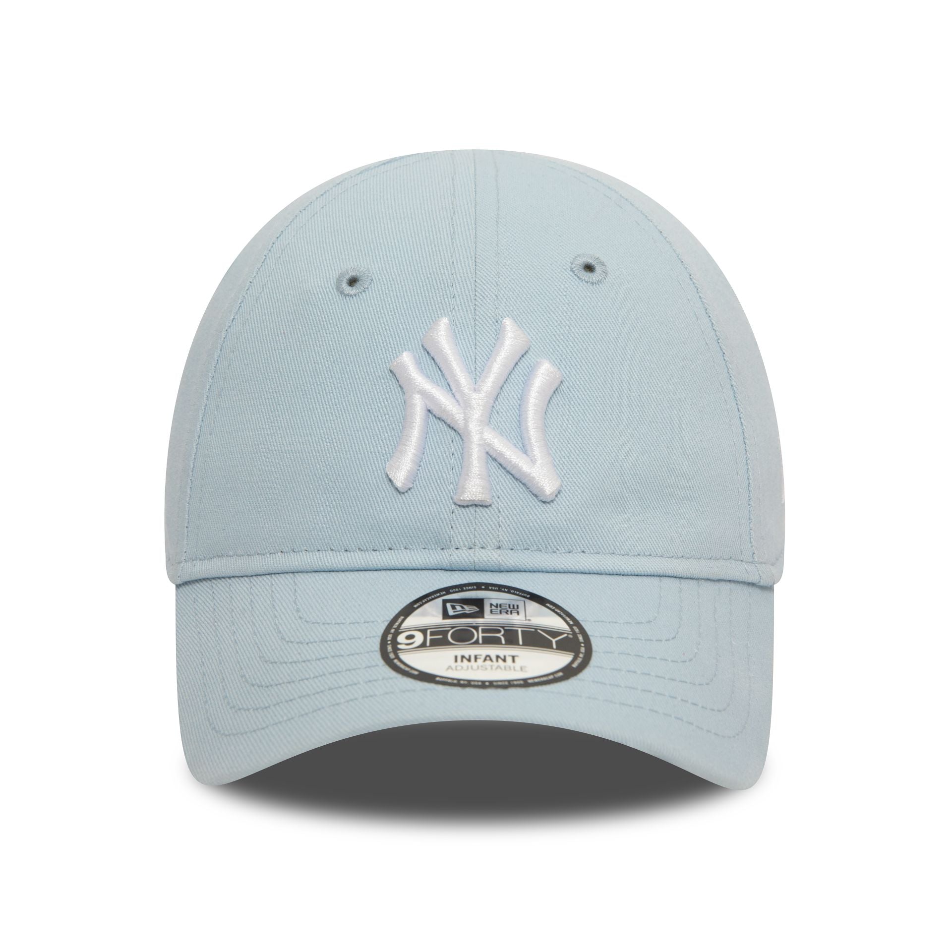 This is a New York Yankees Infant League Essential Pastel Blue 9FORTY Adjustable Cap 2