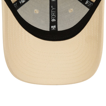 This is a New Era Youth Essential Light Beige 9FORTY Adjustable Cap 5