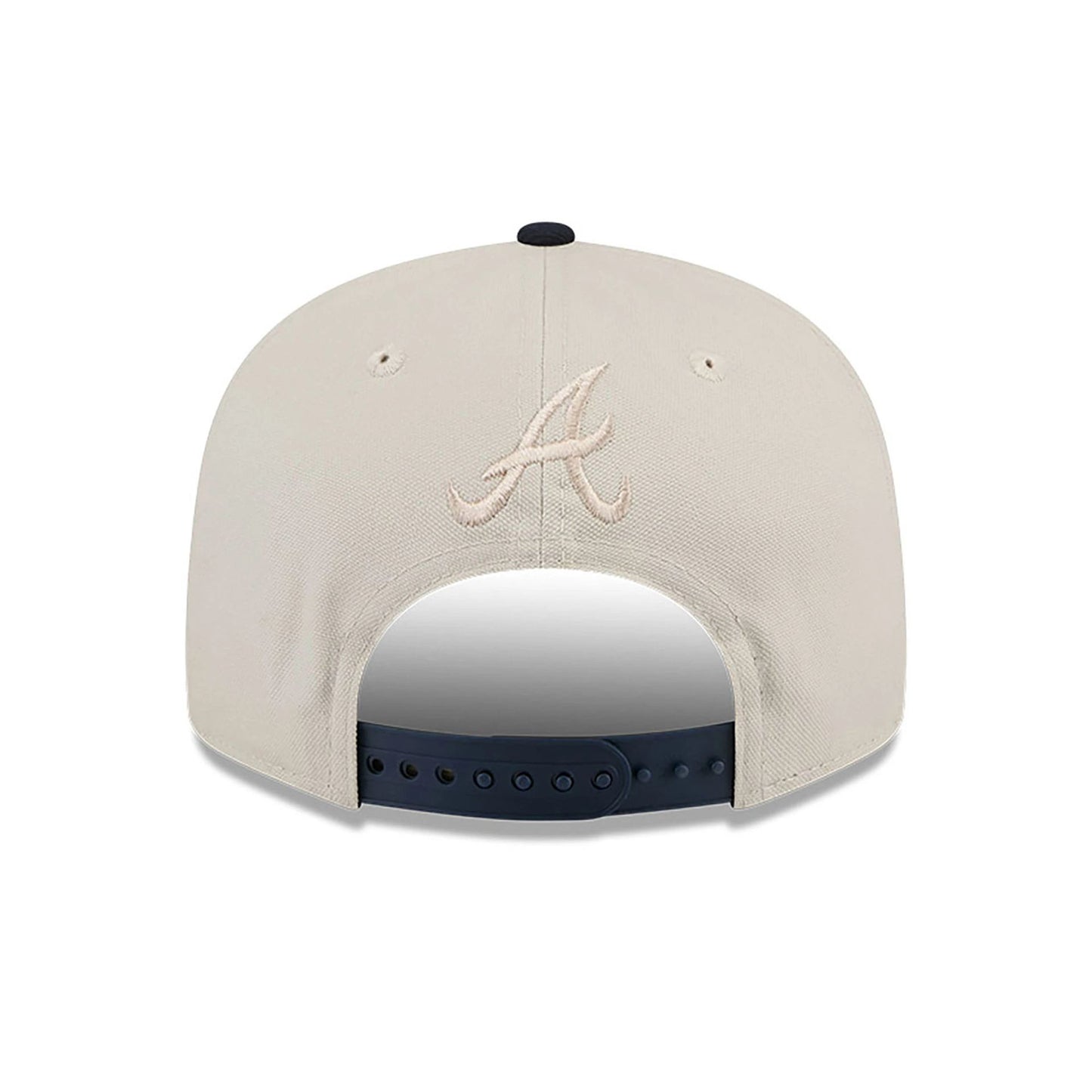 This is a Atlanta Braves Floral Fill Light Beige 9FIFTY Snapback Cap 5