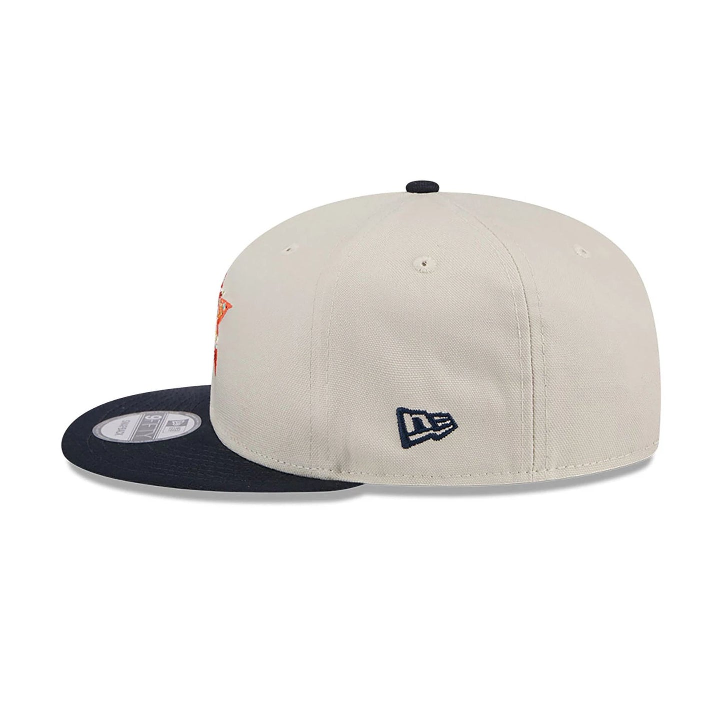 This is a Houston Astros Floral Fill Light Beige 9FIFTY Snapback Cap 7