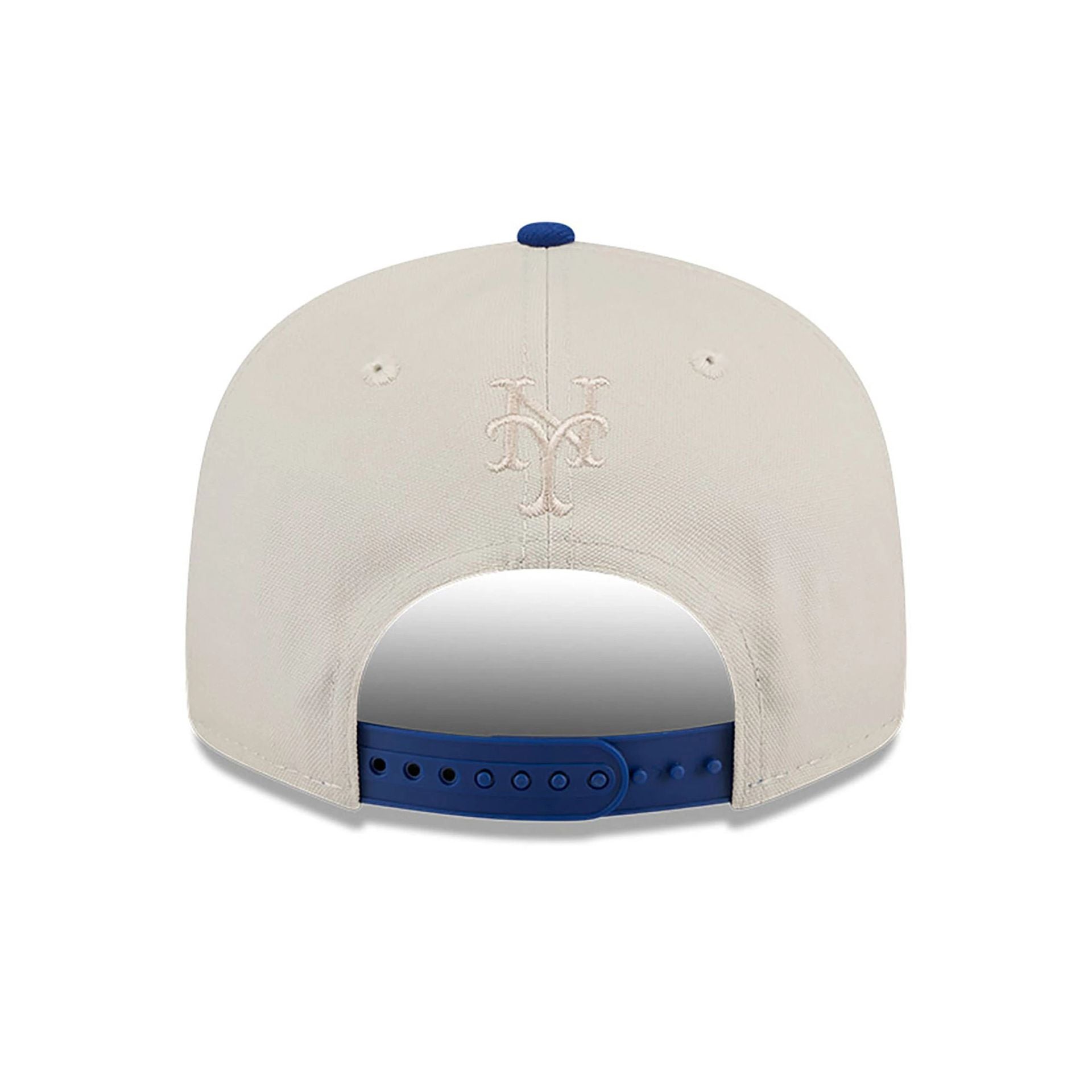 This is a New York Mets Floral Fill Light Beige 9FIFTY Snapback Cap 5