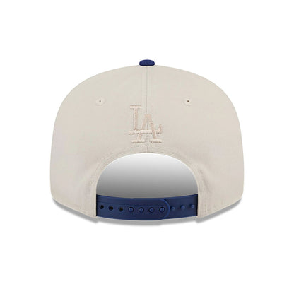 This is a LA Dodgers Floral Fill Light Beige 9FIFTY Snapback Cap 5