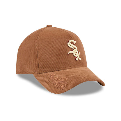 This is a Chicago White Sox Ornamental Cord Brown 9FORTY A-Frame Adjustable Cap 3