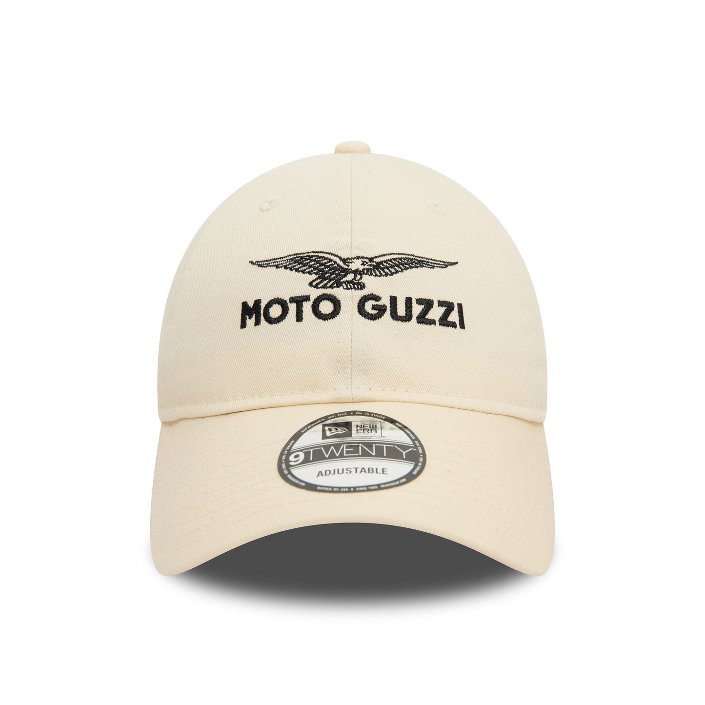 This is a Moto Guzzi Seasonal Light Cream 9TWENTY Adjustable Cap 2