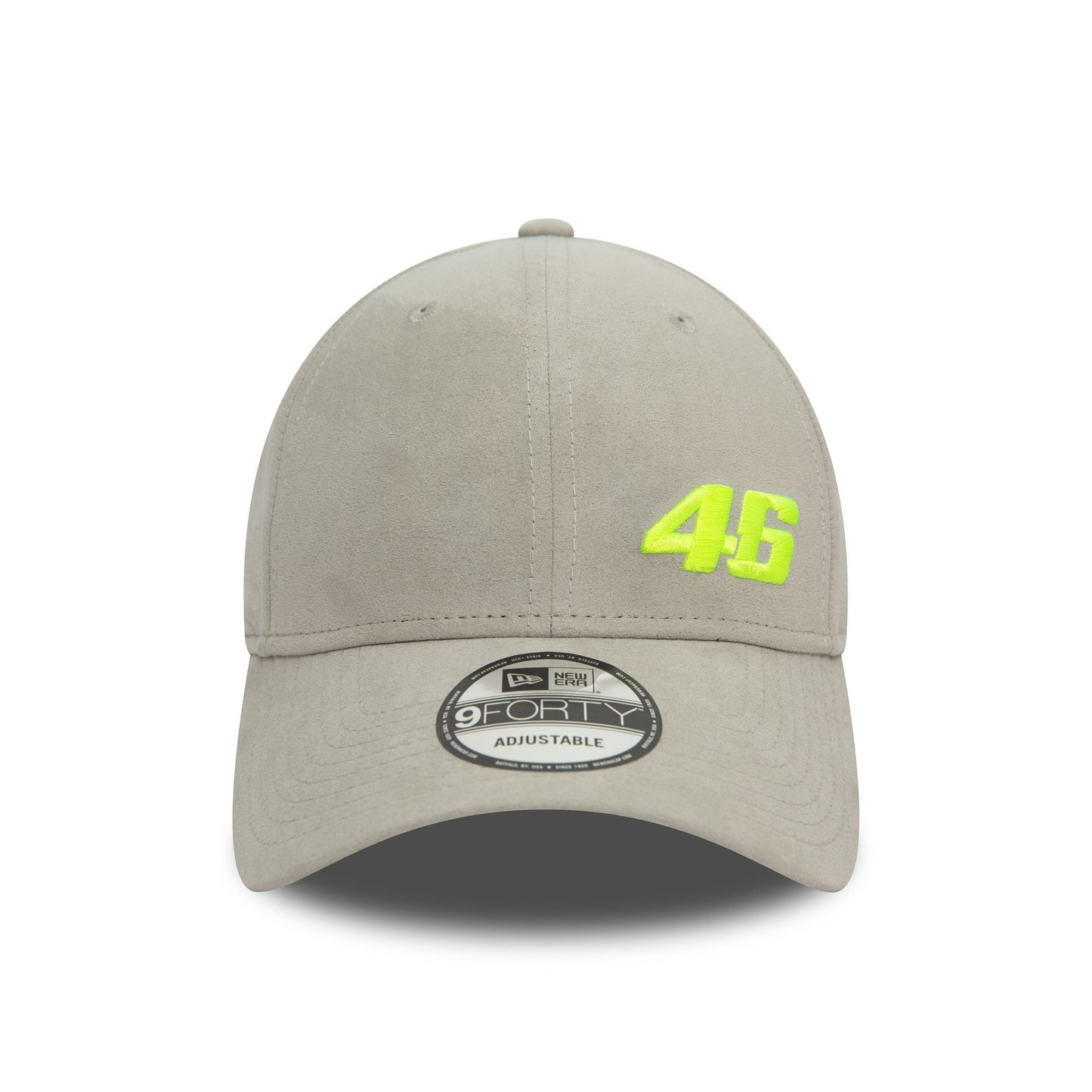 This is a VR46 Faux Suede Grey 9FORTY Adjustable Cap 2