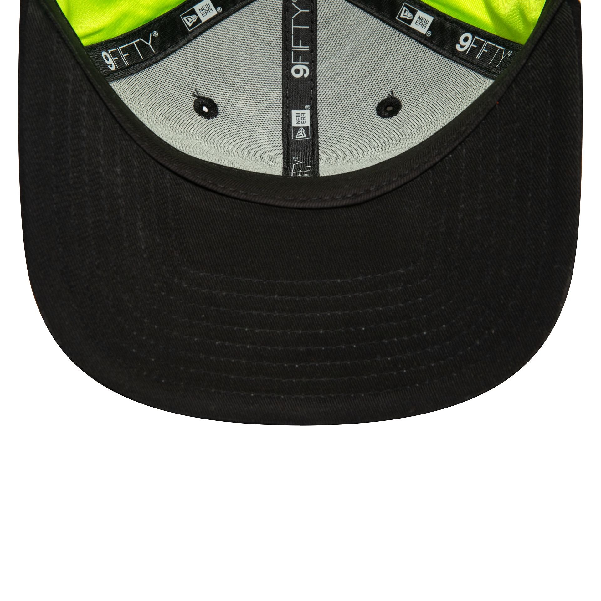 This is a VR46 Faux Suede Perforated Black 9FIFTY Original Fit Cap 5