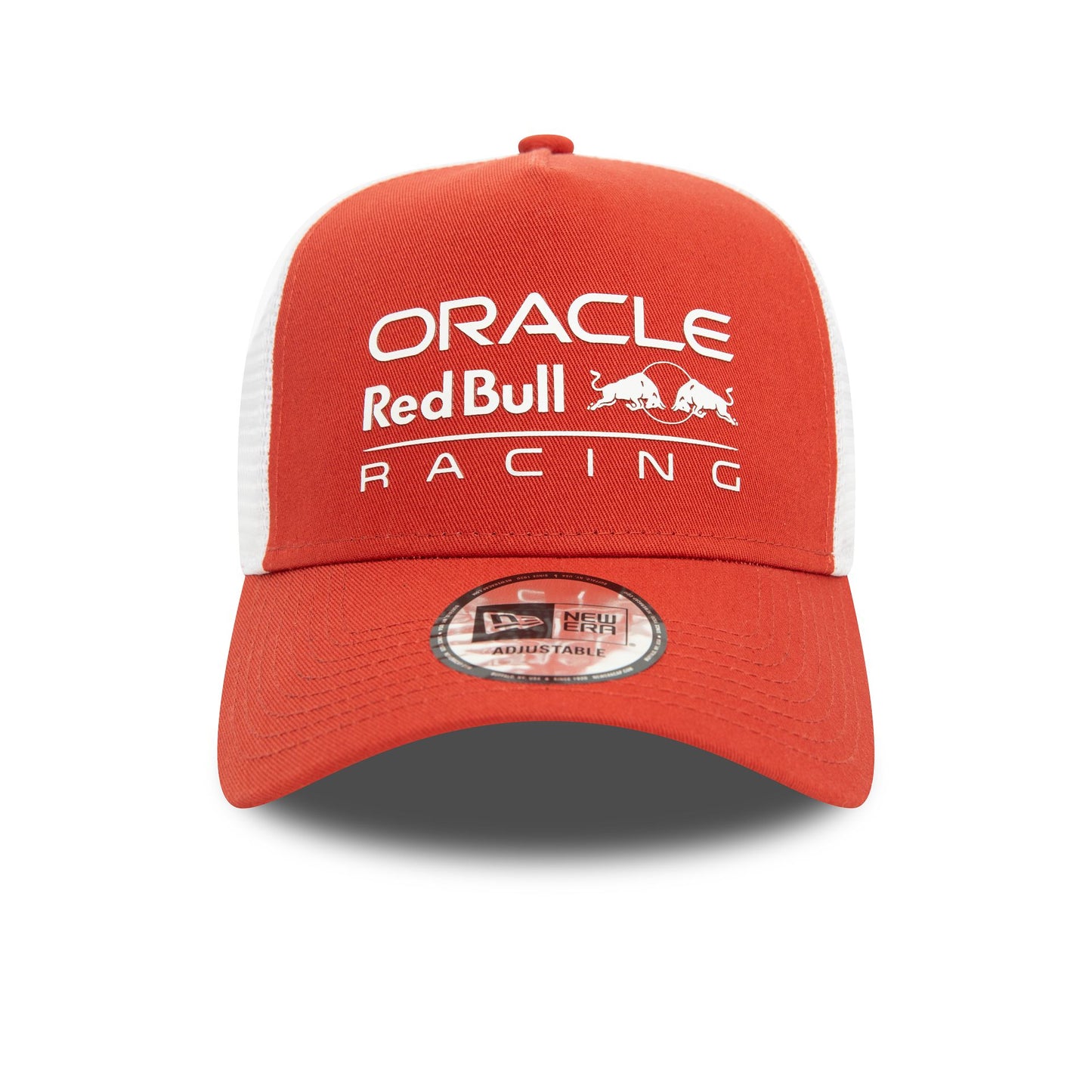 This is a Red Bull Racing Seasonal Copper 9FORTY E-Frame Adjustable Trucker Cap 3