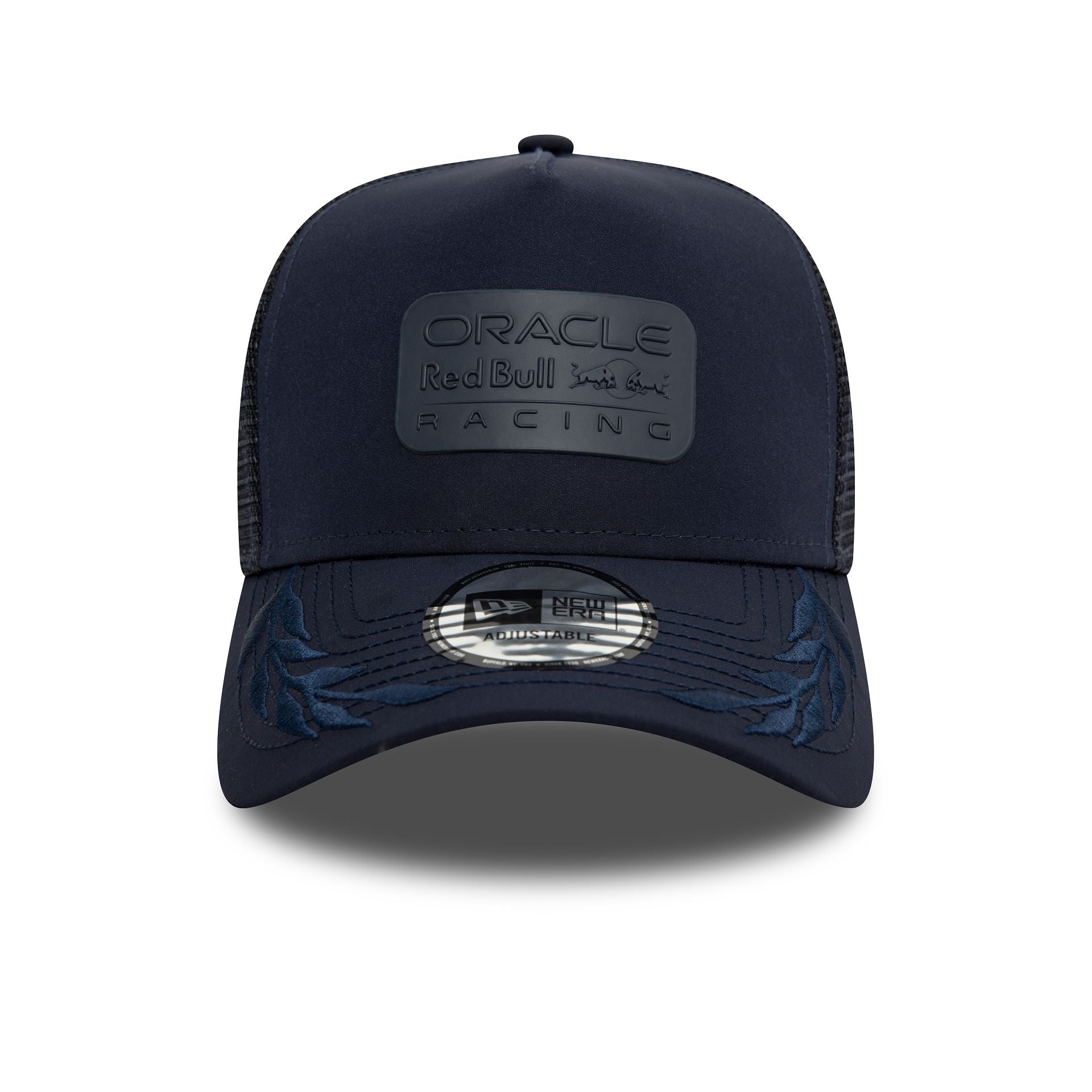 This is a Red Bull Racing Tonal Navy 9FORTY E-Frame Adjustable Trucker Cap 3