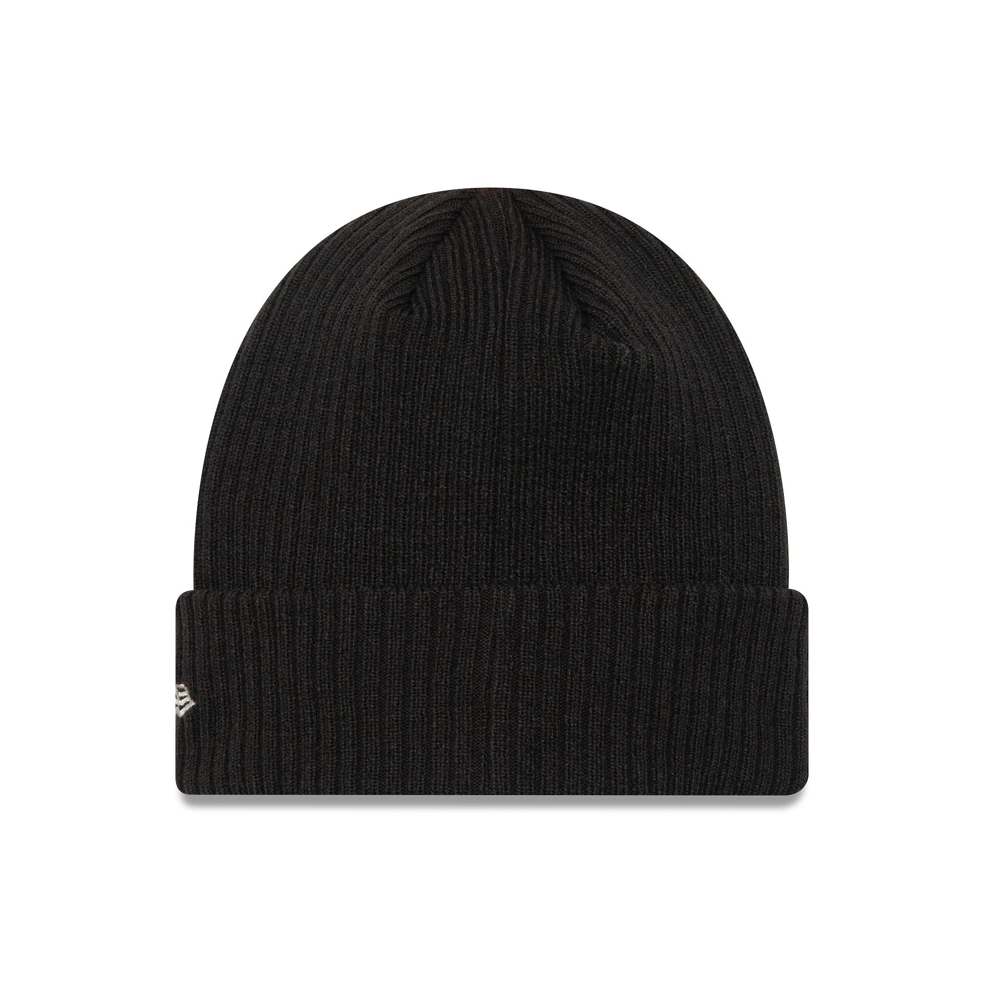 This is a McLaren Racing Puff Patch Black Cuff Knit Beanie Hat 2