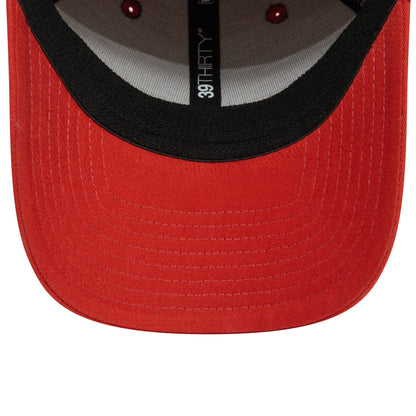 This is a McLaren Racing Seasonal Red 39THIRTY Stretch Fit Cap 5