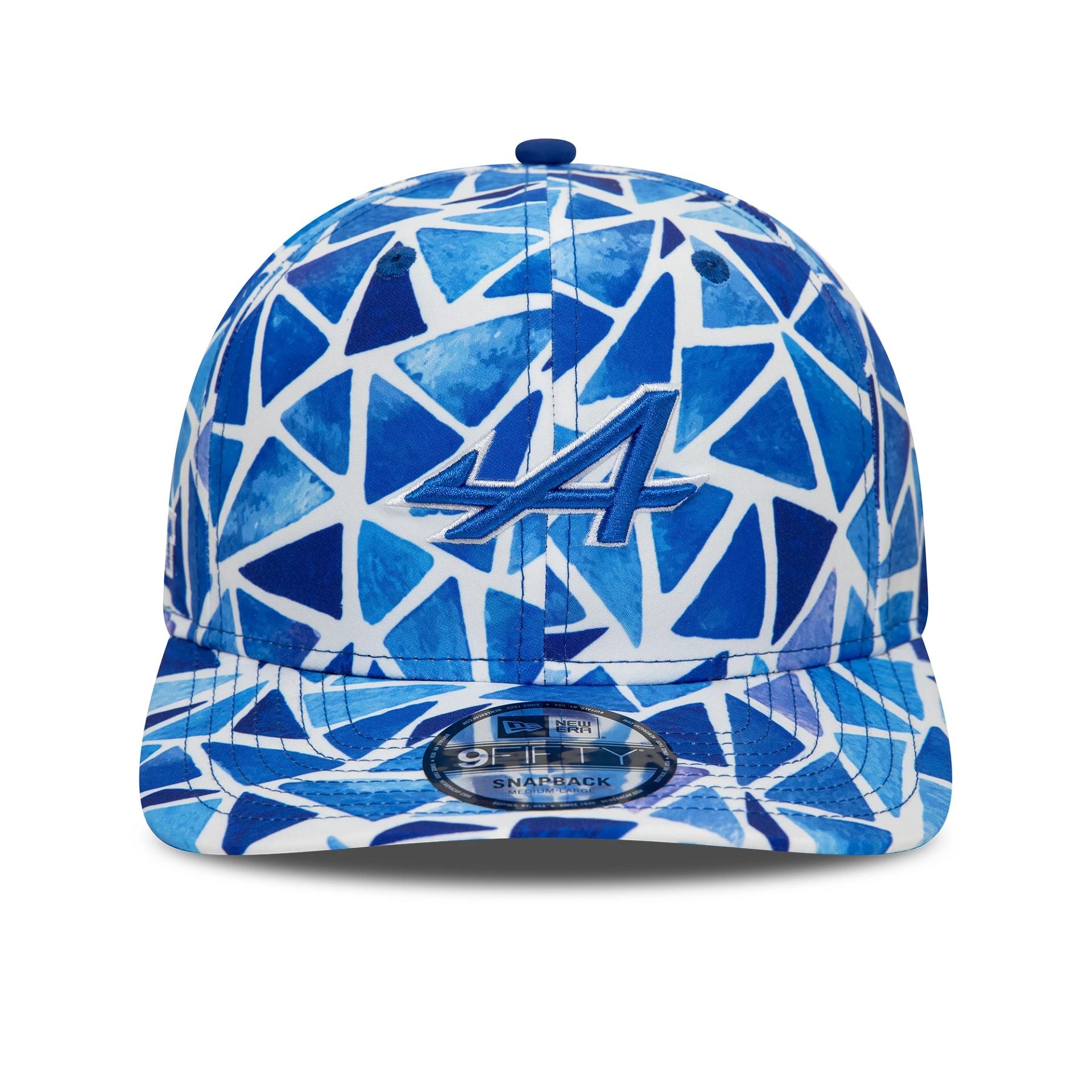 This is a Alpine Racing Barcelona Race Special Blue 9FIFTY Snapback Cap 3