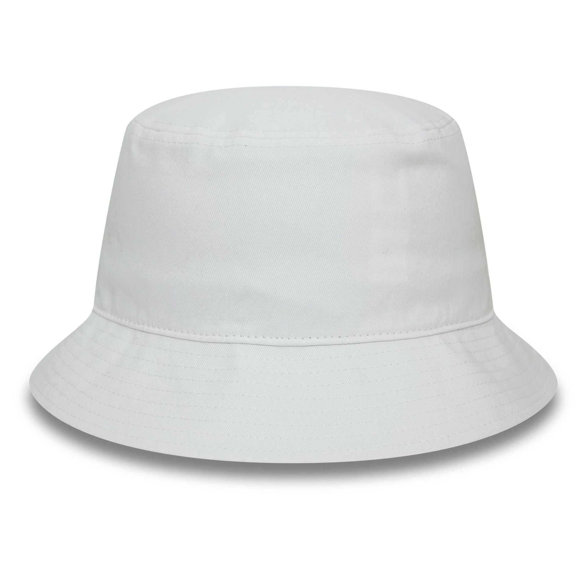 This is a Alpine Racing Metal Badge White Bucket Hat 3