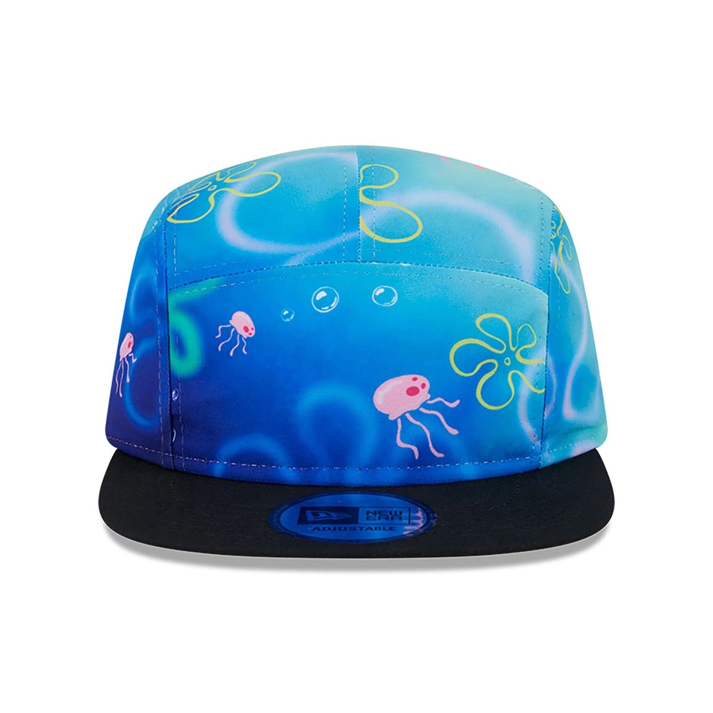 This is a Spongebob Squarepants Jellyfishing Blue Camper Cap 3