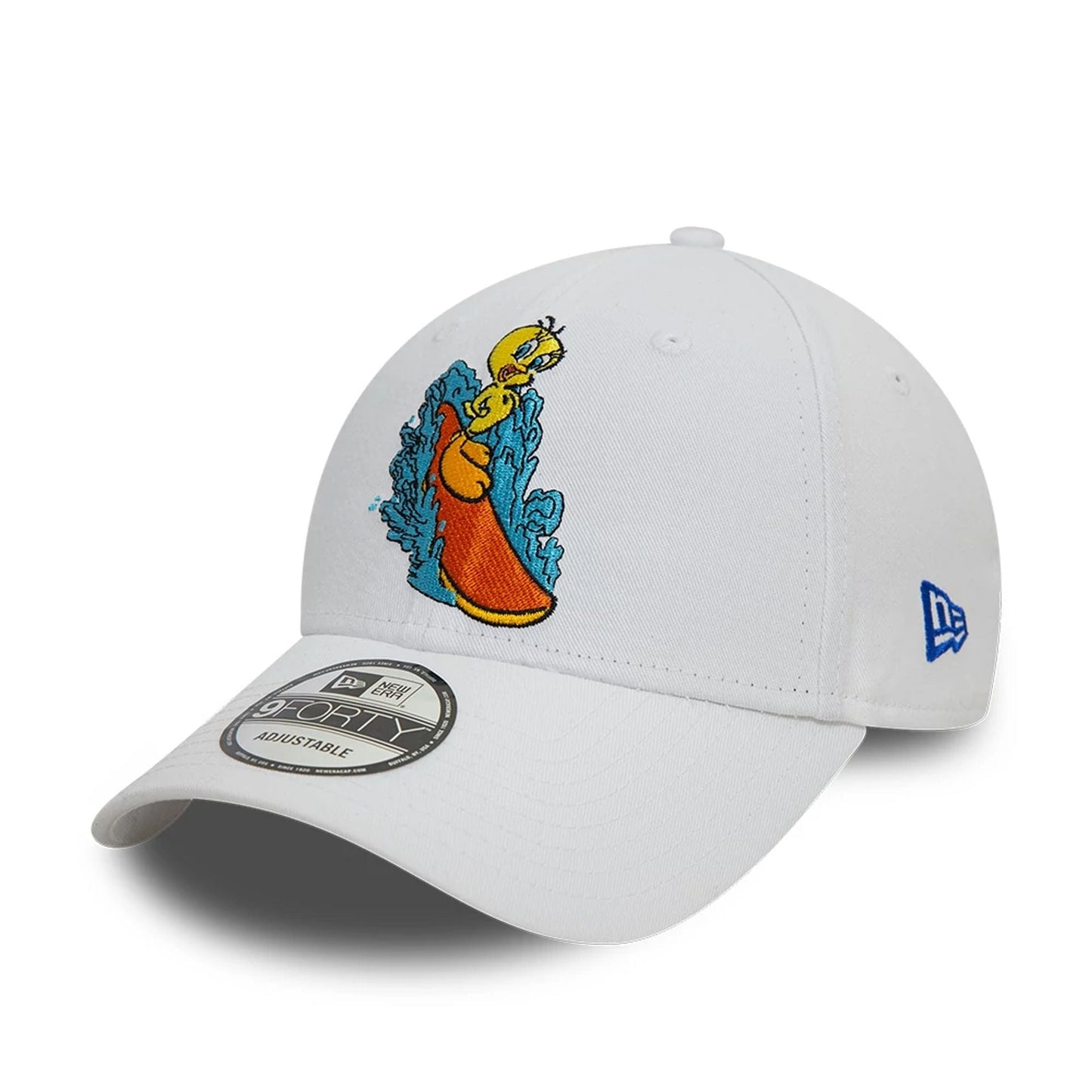 This is a Tweety Pie Team Looney Tunes White 9FORTY Adjustable Cap 1