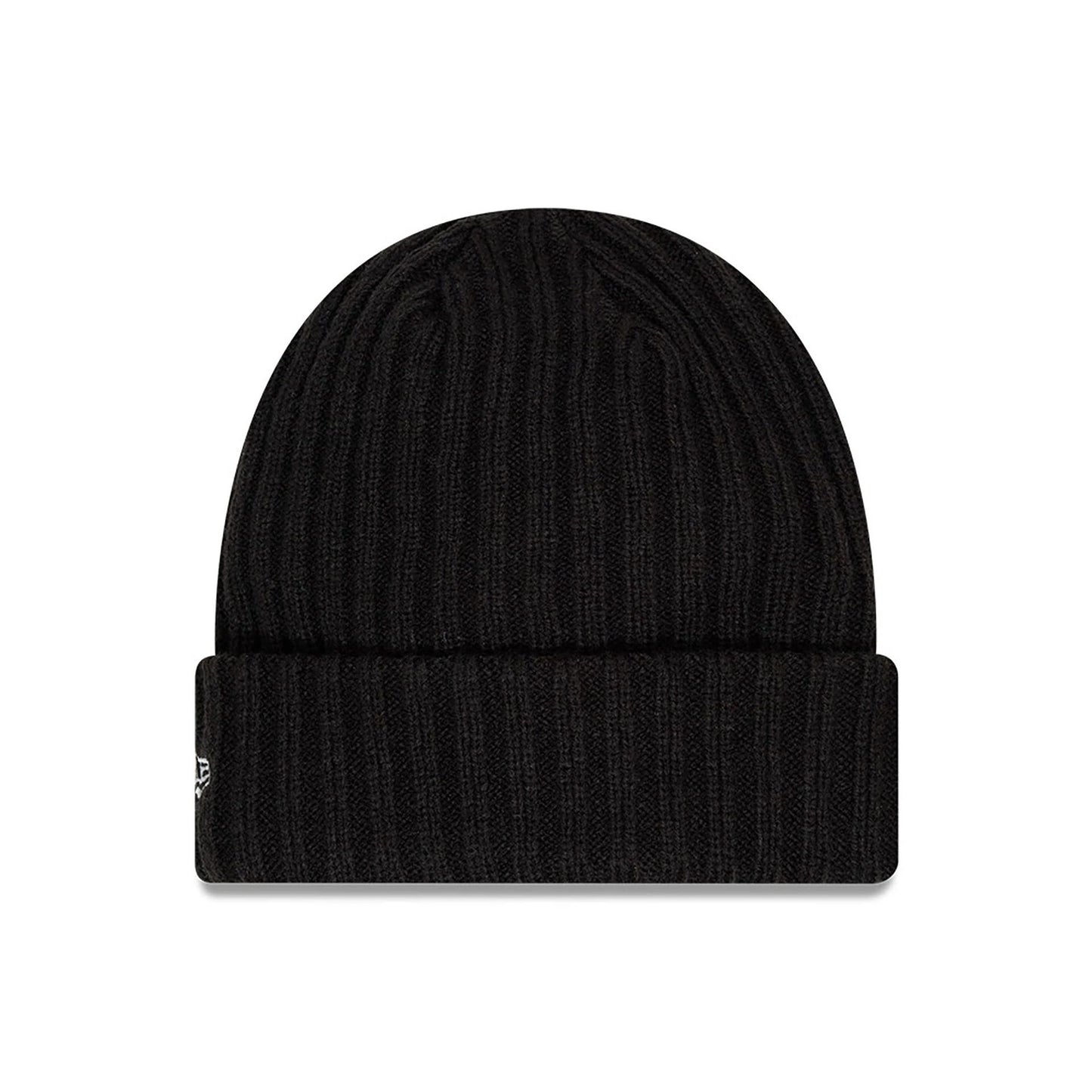 This is a MLB x Alpha Industries Black Cuff Knit Beanie Hat 2