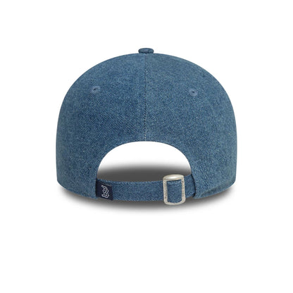 This is a Boston Red Sox Womens Denim Mimosa Blue 9FORTY Adjustable Cap 6