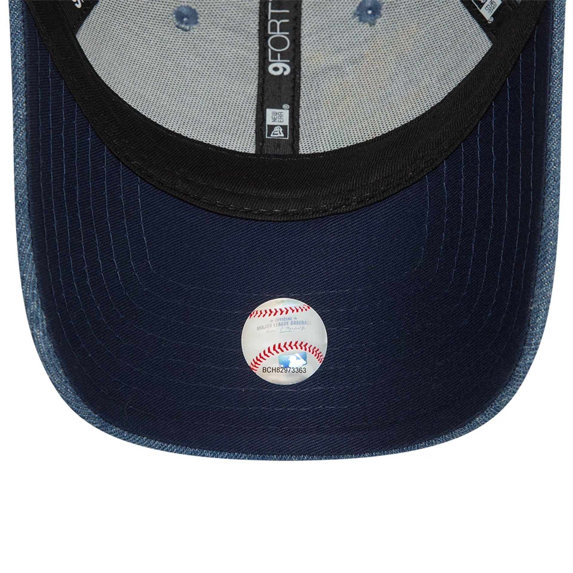 This is a Boston Red Sox Womens Denim Mimosa Blue 9FORTY Adjustable Cap 2