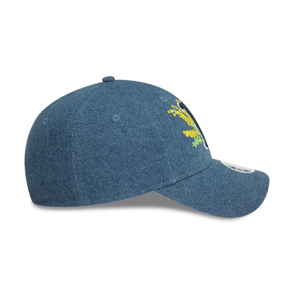 This is a Boston Red Sox Womens Denim Mimosa Blue 9FORTY Adjustable Cap 5