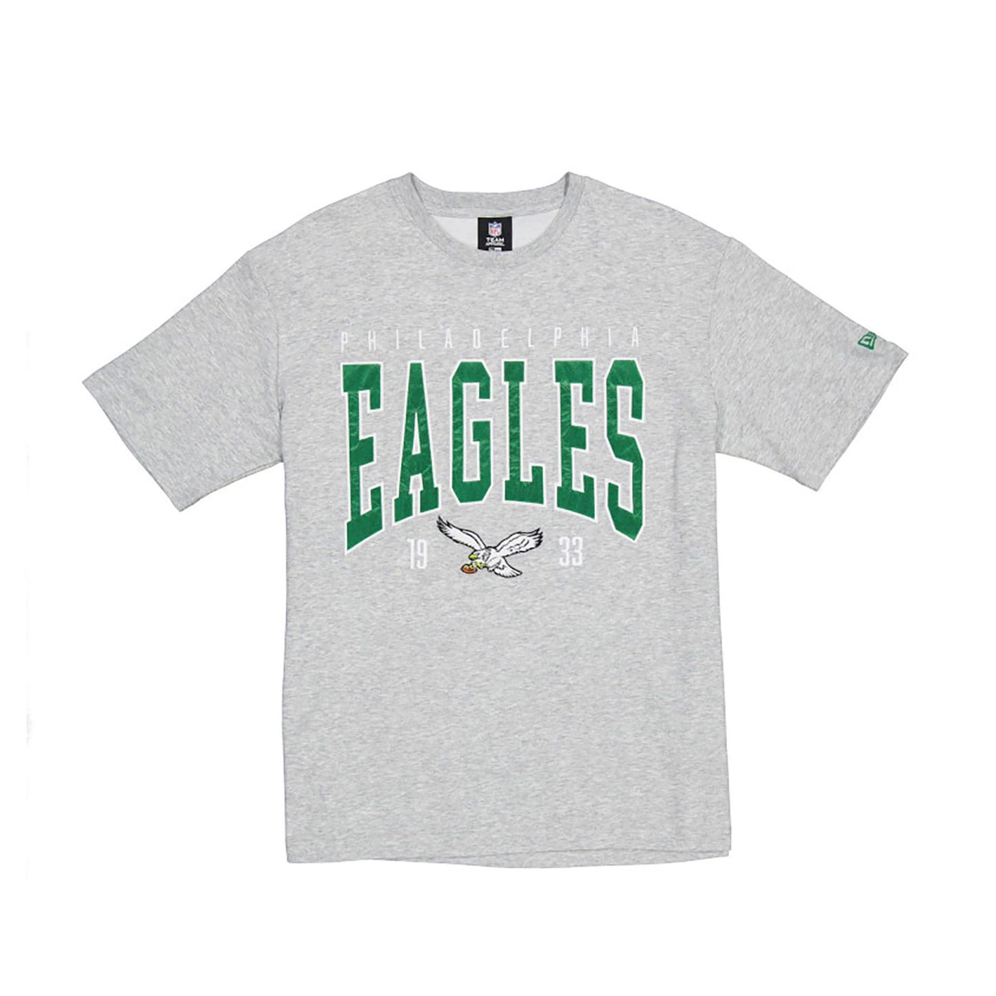 The Male model is wearing Philadelphia Eagles Sport Classic Grey T-Shirt 1