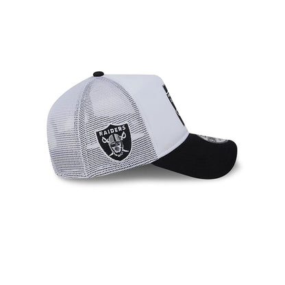 This is a Las Vegas Raiders City Originals White 9FORTY A-Frame Cap 6