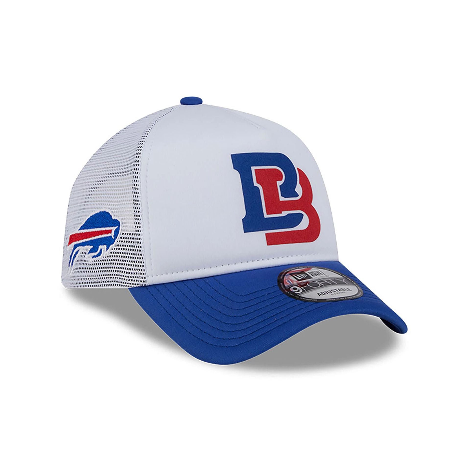 This is a Buffalo Bills City Originals White 9FORTY A-Frame Cap 1