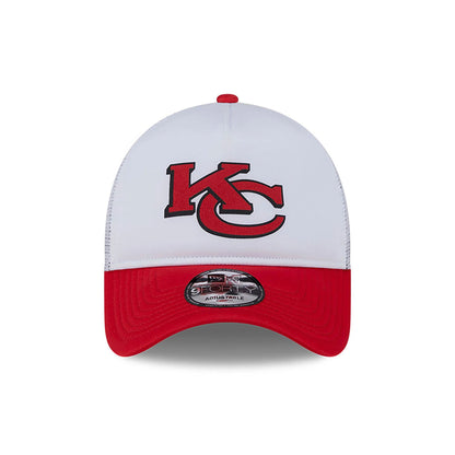 This is a Kansas City Chiefs City Originals White 9FORTY A-Frame Cap 7