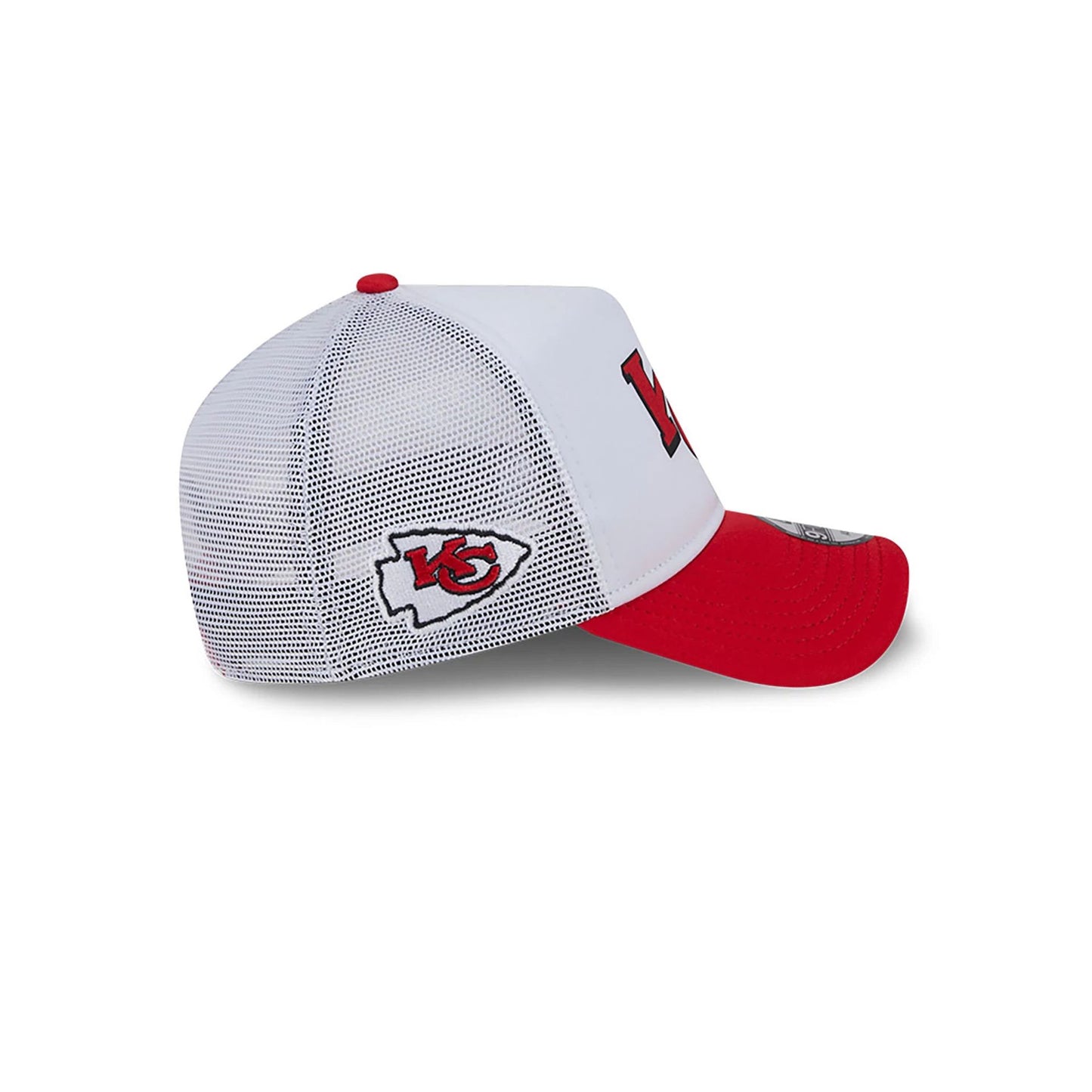 This is a Kansas City Chiefs City Originals White 9FORTY A-Frame Cap 5