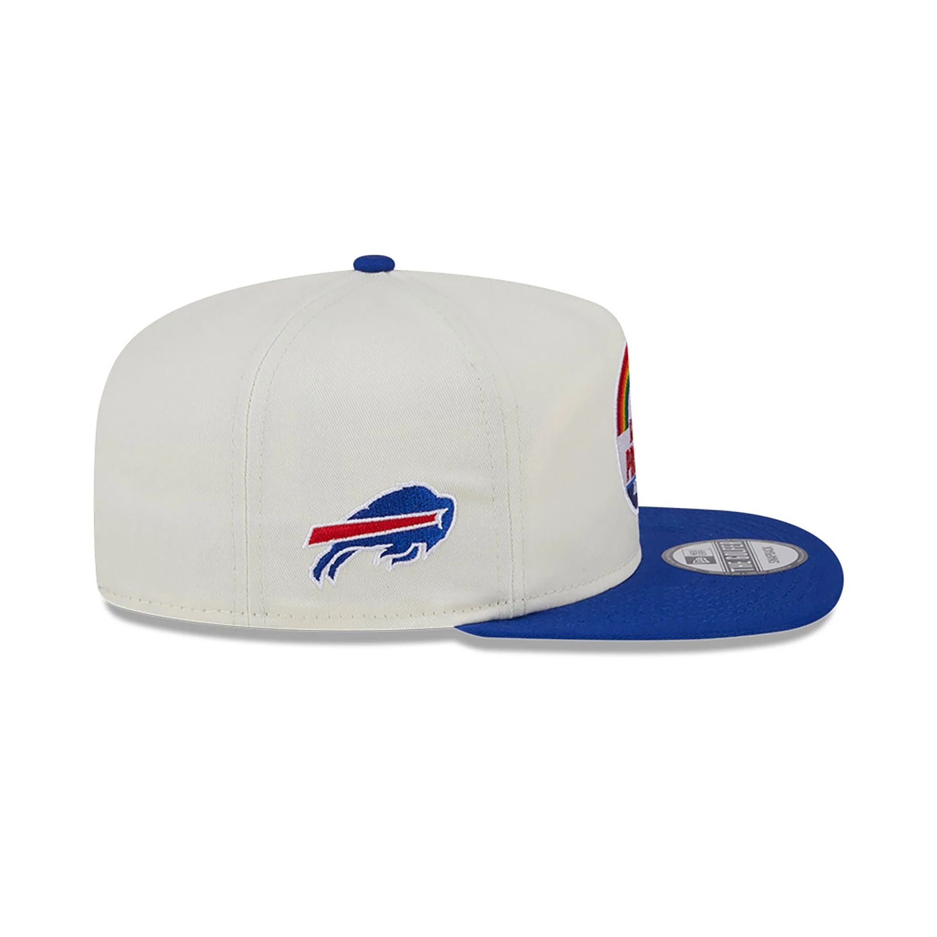 This is a Buffalo Bills Pro Bowl Patch White Golfer Cap 6