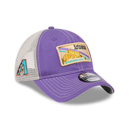 This is a Arizona Diamondbacks State Souvenir White 9TWENTY Adjustable Cap 1