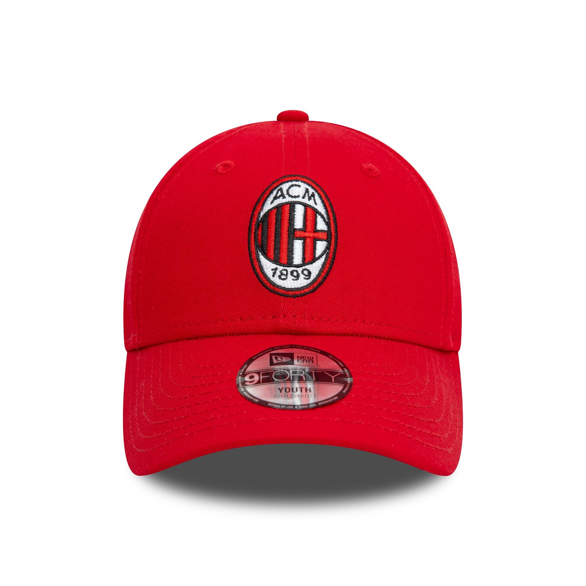 This is a AC Milan Kids Core Red 9FORTY Adjustable Cap 2