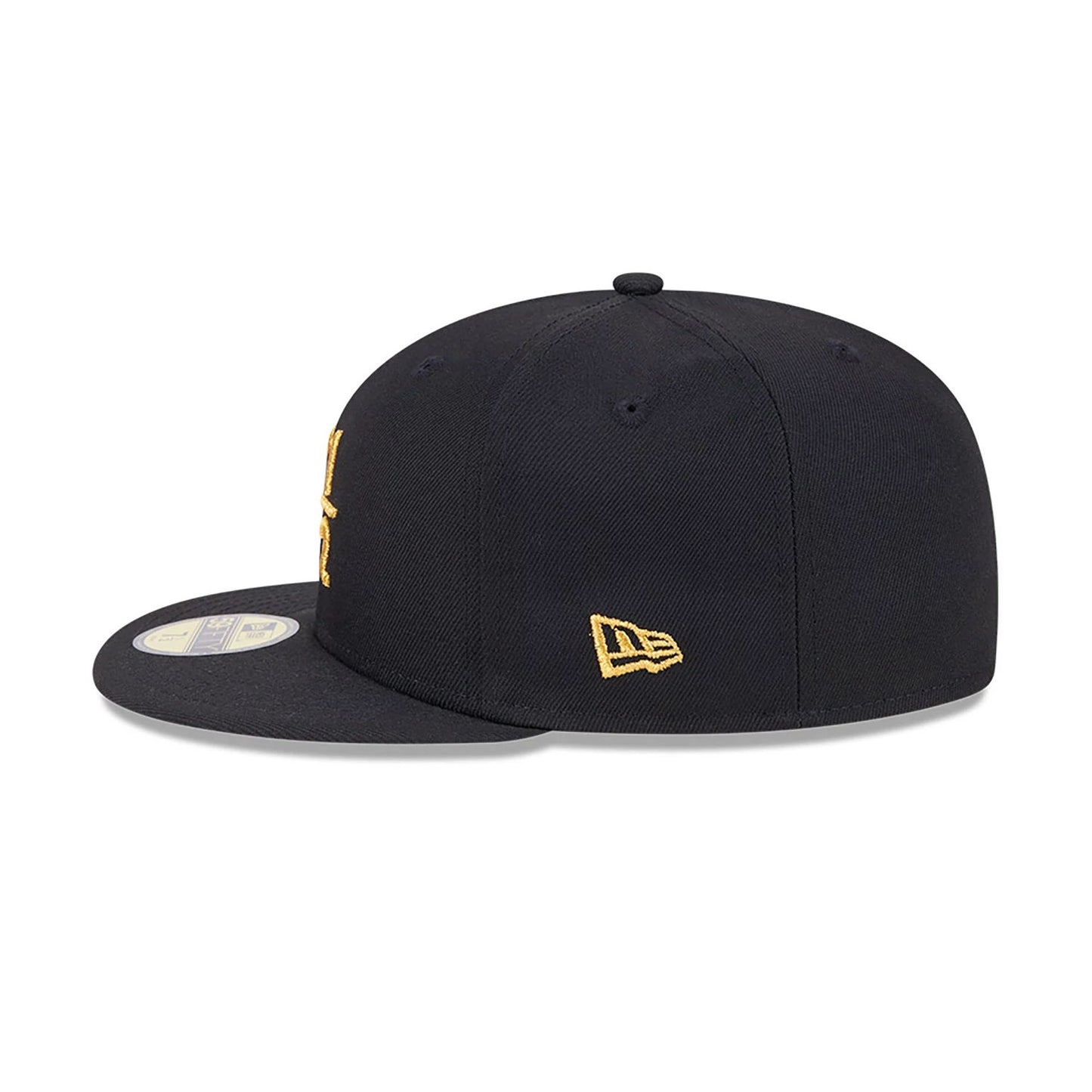 This is a New Era 59FIFTY Day 7 1/2 Black 59FIFTY Fitted Cap 7