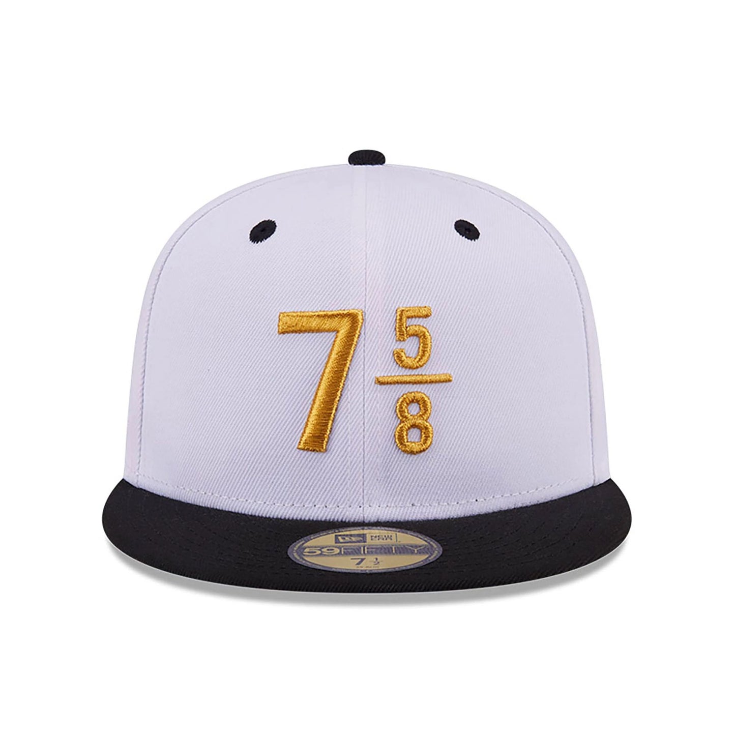 This is a New Era 59FIFTY Day 7 5/8 White 59FIFTY Fitted Cap 3