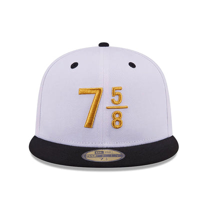 This is a New Era 59FIFTY Day 7 5/8 White 59FIFTY Fitted Cap 3