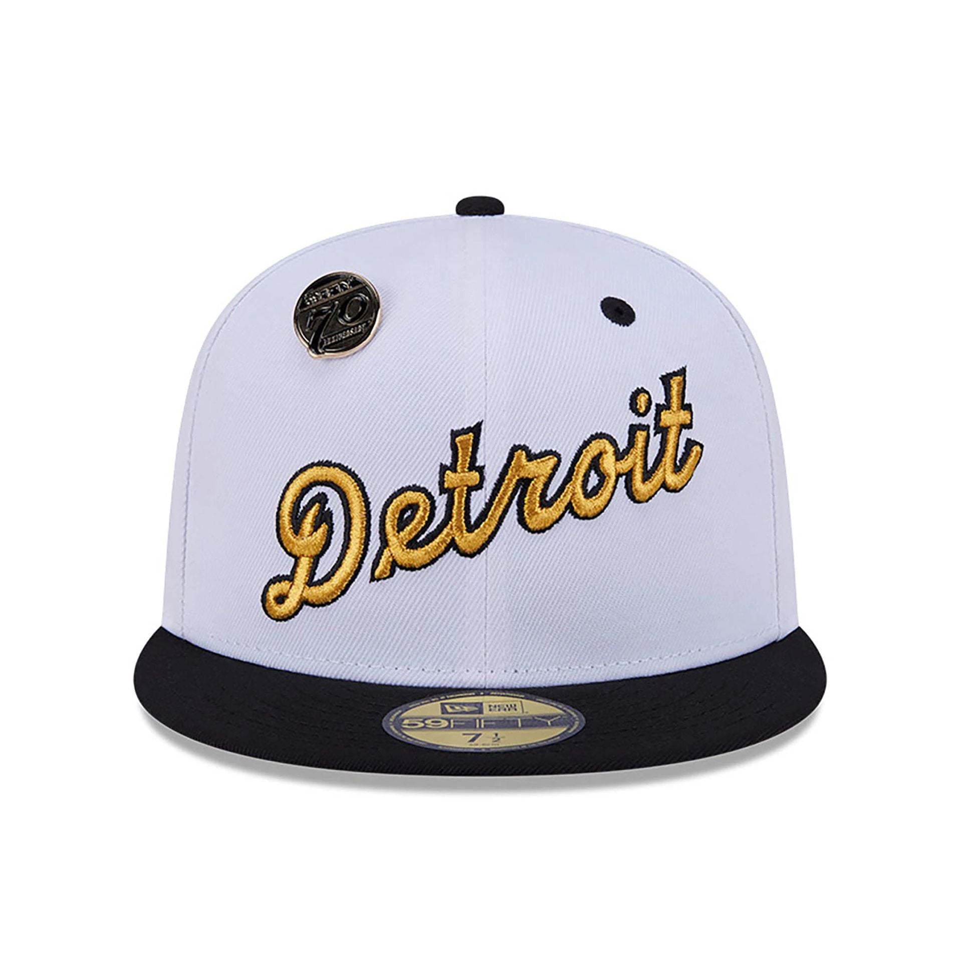 This is a Detroit Tigers 59FIFTY Day White 59FIFTY Fitted Cap 3