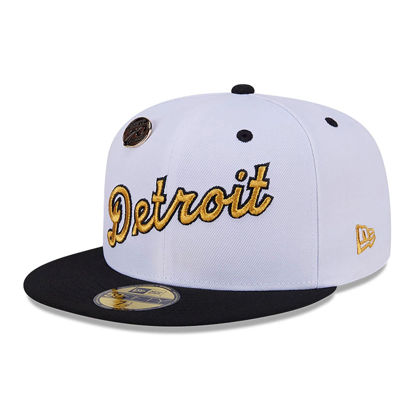 This is a Detroit Tigers 59FIFTY Day White 59FIFTY Fitted Cap 4